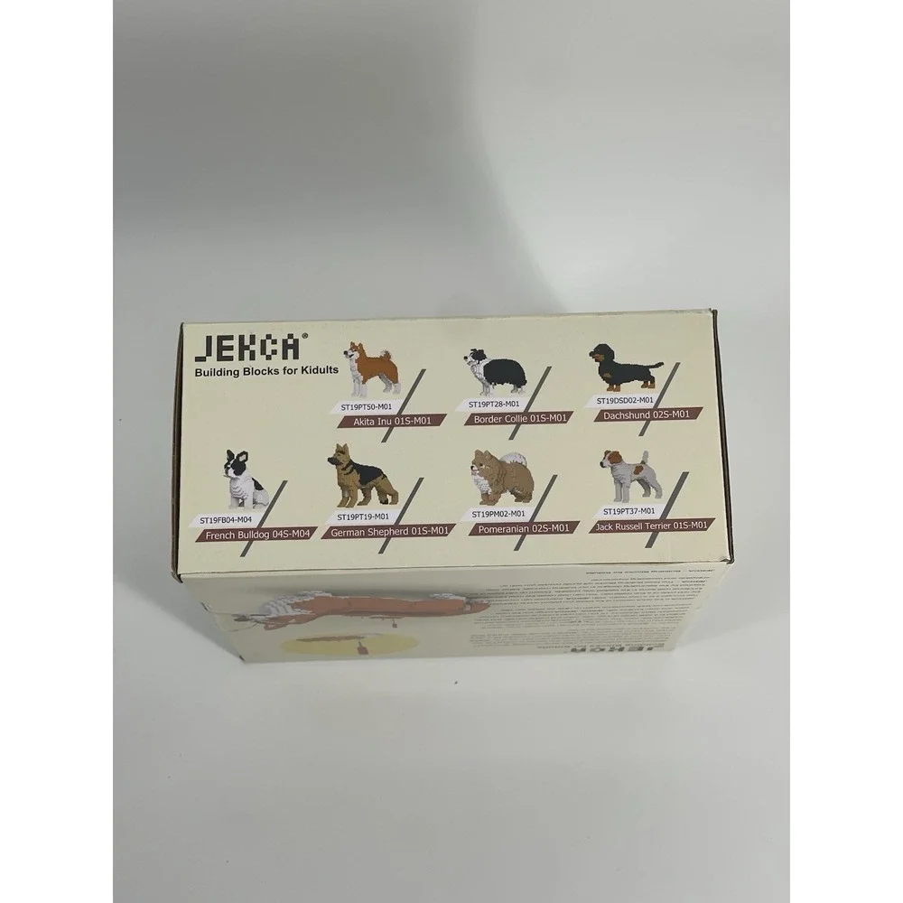 New JEKCA Bichon Frise 01S‎ Building Blocks Set 730+ Pieces Dog Model